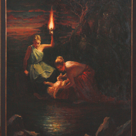 Купание именитого Ахилла в реке Стикс