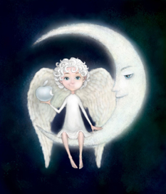 Ангел и яблоко