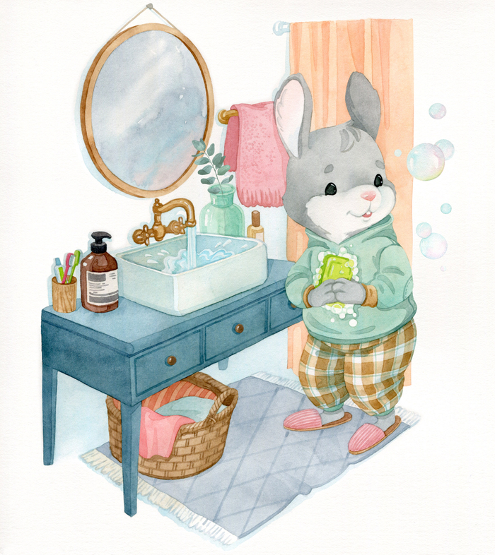 Мойте лапки