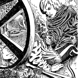 Иллюстрация к книге "Удивительные приключения Билла Грэлли"