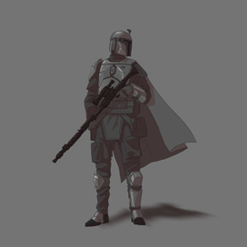 Mandalorian concept BW