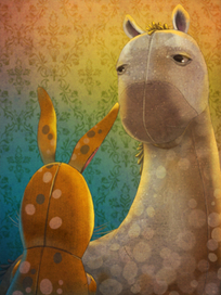 иллюстрация для книги под айпад "The Velveteen Rabbit"