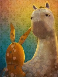 иллюстрация для книги под айпад "The Velveteen Rabbit"