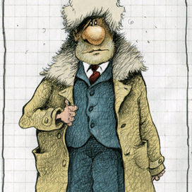 Парень в пальто