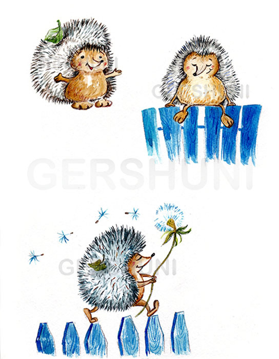 Необычный ёжик!!