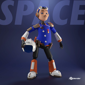 Space force pilot | Blender