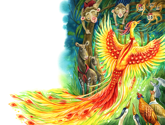 Иллюстрация к басне Лессинга