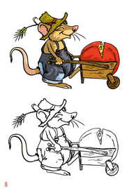 мышонок с сыром