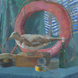 Птица и спасательный круг