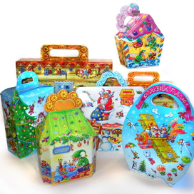 Коробки. Упаковки новогодние.