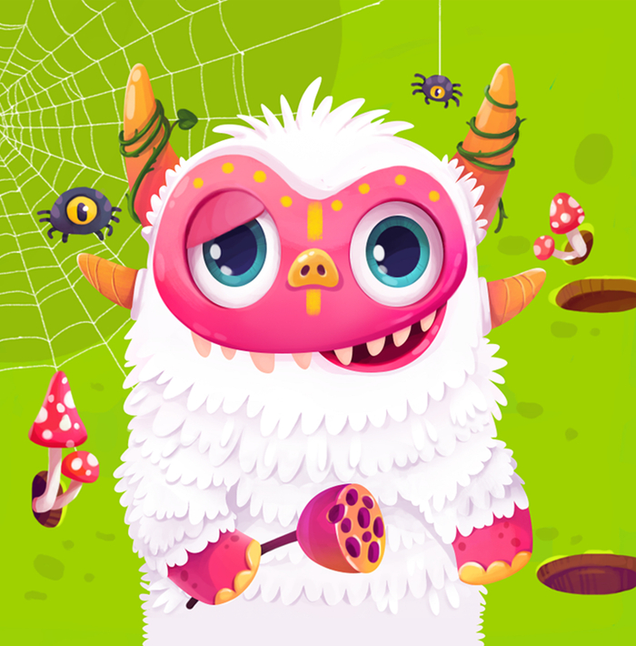 Персонаж для настольной игры "Мемонстрики". 2019г