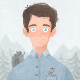 Мальчик с ёжиком