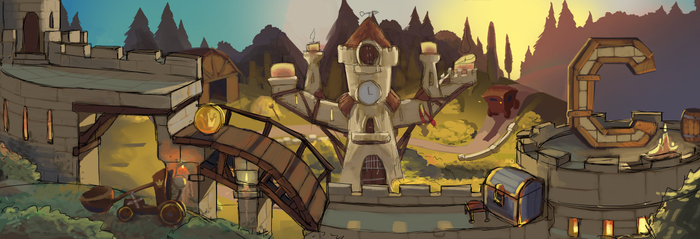 скетч с цветовым решением для игрушки