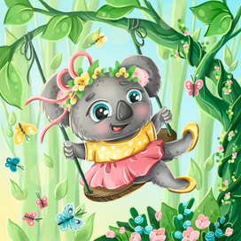 Веселая коала