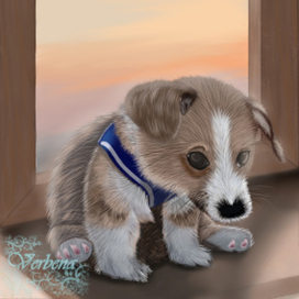 Иллюстрация "Puppy" =^.^= 