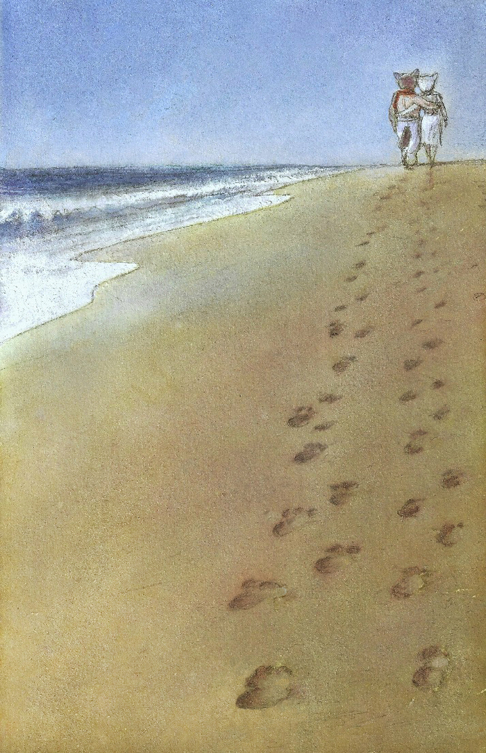 Прогулка по пляжу..)