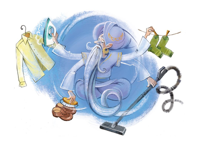 Весьма полезный в хозяйстве джинн