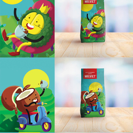 Иллюстрации для этикеток кофе