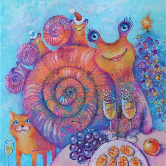 "Как улитки встречали Новый год"