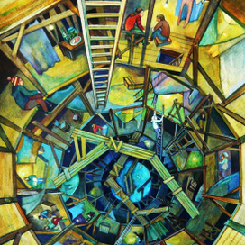 Колодец  с птицеловами.