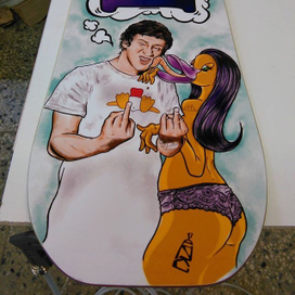 Lazy duck snowboard design 