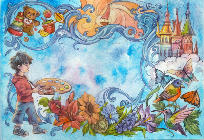 Юный художник