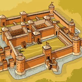 Castello Sforzesco di Milano. Реконструкция.