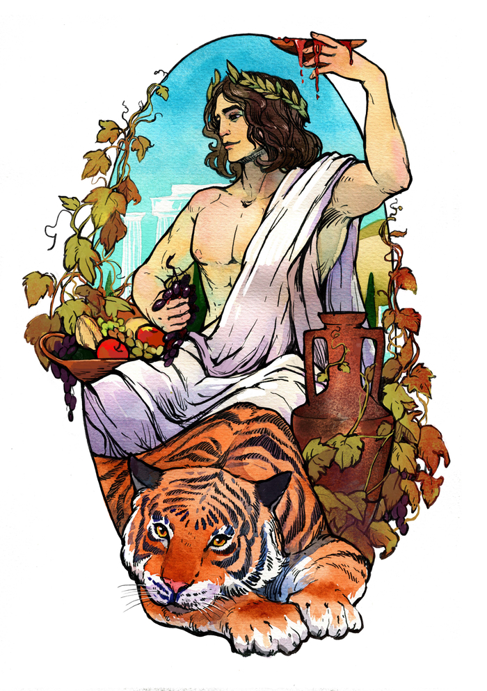 Мужчина с  вином