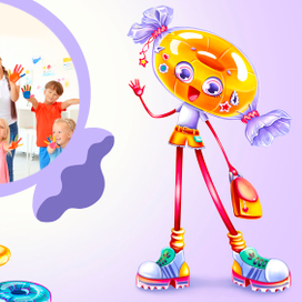 Персонаж для детского центра Карамелька