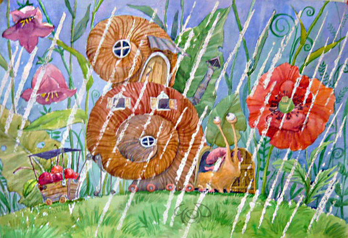 Прогулка в дождливую погоду