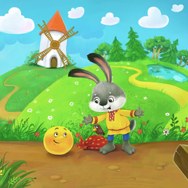 интерактивная книга "колобок"