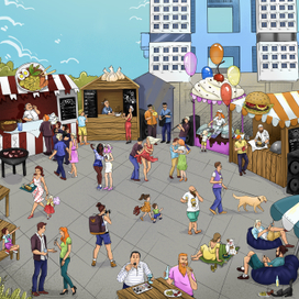 Street food афиша фестиваля