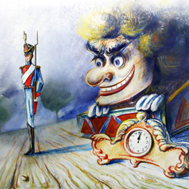 Иллюстрация к сказке "Стойкий оловянный солдатик" 