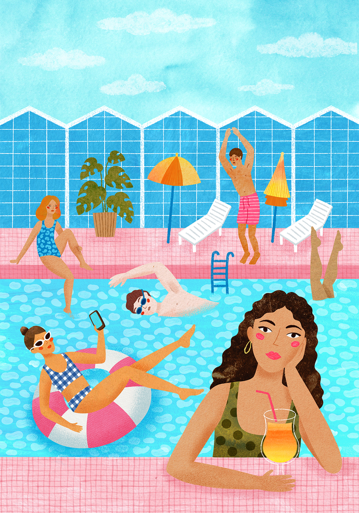 Иллюстрация для обложки журнала Београђанка