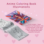 Аниме раскраски для девочек