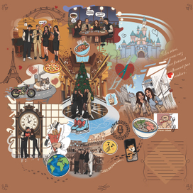 иллюстрация на основе фото и по описанию заказчика