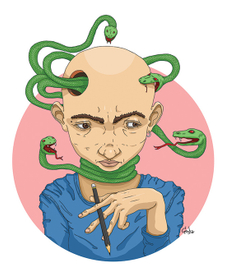 Головная боль (автопортрет)