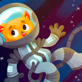 Кот космонавт