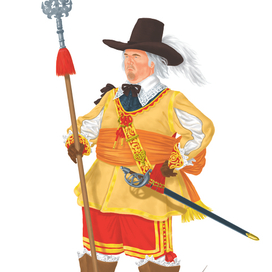 ПЕХОТНЫЙ ПОЛКОВНИК ВРЕМЁН ГРАЖДАНСКОЙ ВОЙНЫ В АНГЛИИ