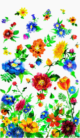 Летние цветы для марки детской одежды