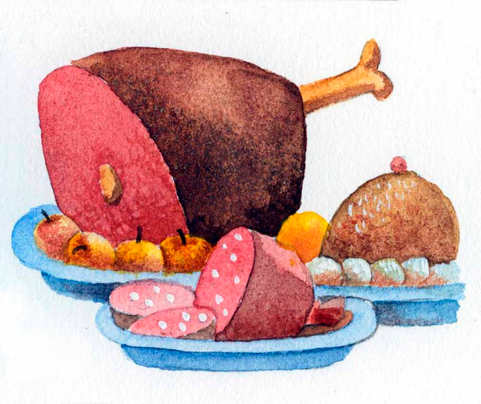 Натюрморт с ногой