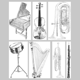 Серия "Музыкальные инструменты"