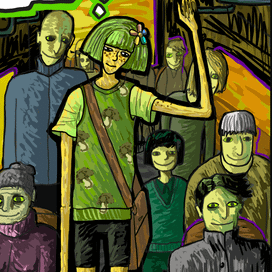 Комикс "Зазеркалье"