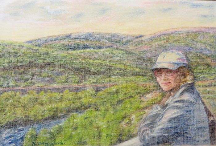 Автопортрет на фоне Хибин