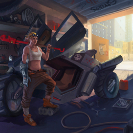 Девушка механик