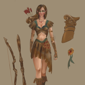 Концепт лесного эльфа