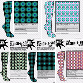 Дизайн носочков для конкурса