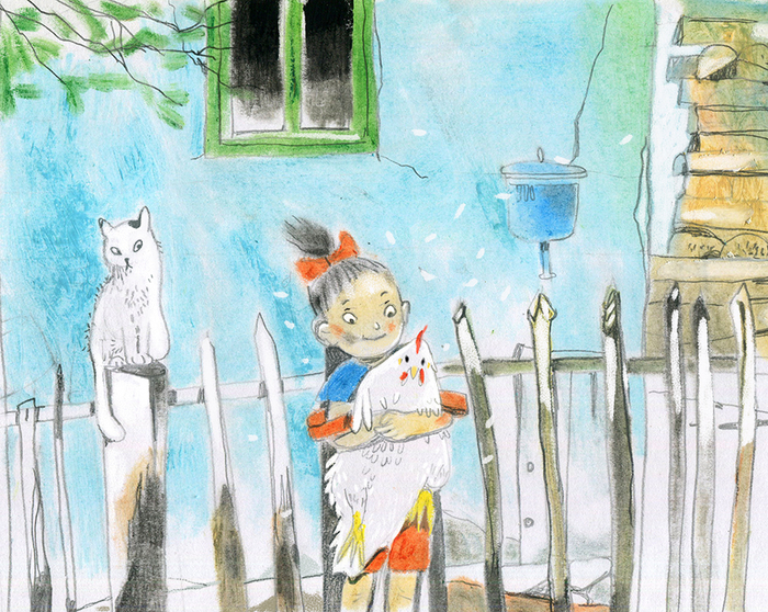 Белая курочка