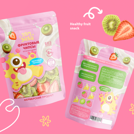 Дизайн упаковки детских снеков| Иллюстрации монстров