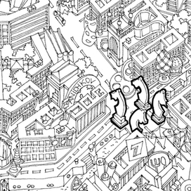 Часть карты Санкт-Петербурга. Аничков мост